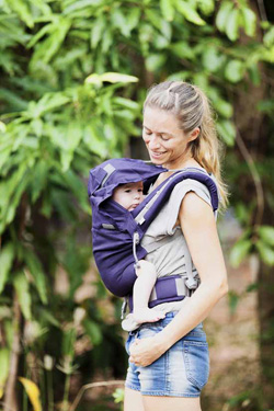 écharpe de portage : kangourou dos spécial petit bébé