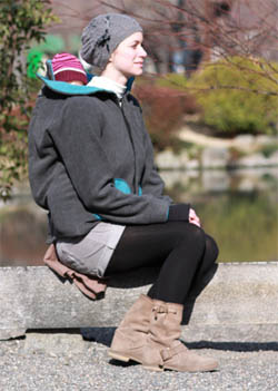 manteau porte bebe hiver