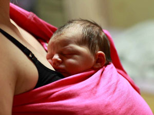 sling porte bébé physiologique nouveau-né Ling Ling d'amour